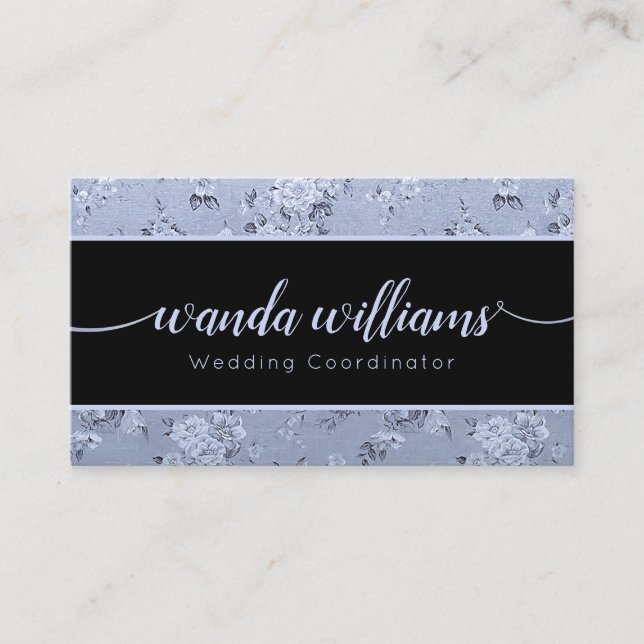 Lavender Handwritten Calligraphy | Business Card (Front)