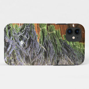Lavender Hanging in a Barn iPhone 11 Case