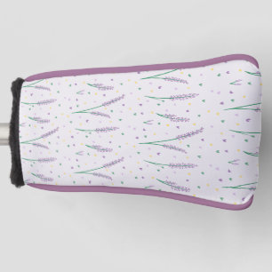 Lavender Hearts Girly Pretty Golf Golf Head Cover