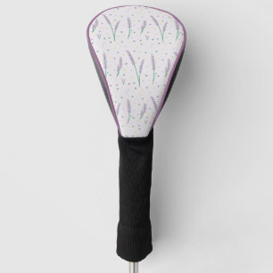 Lavender Hearts Girly Pretty Golf Head Cover