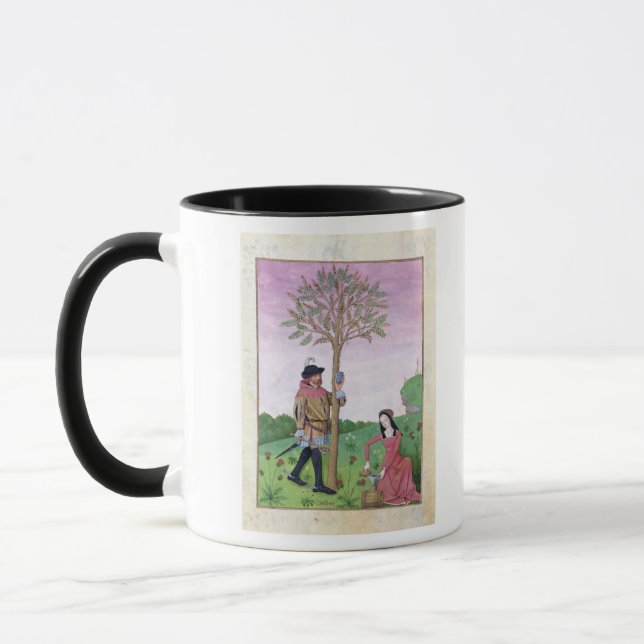 Lavender, Hellebore, & relative of Cucumber Mug (Left)