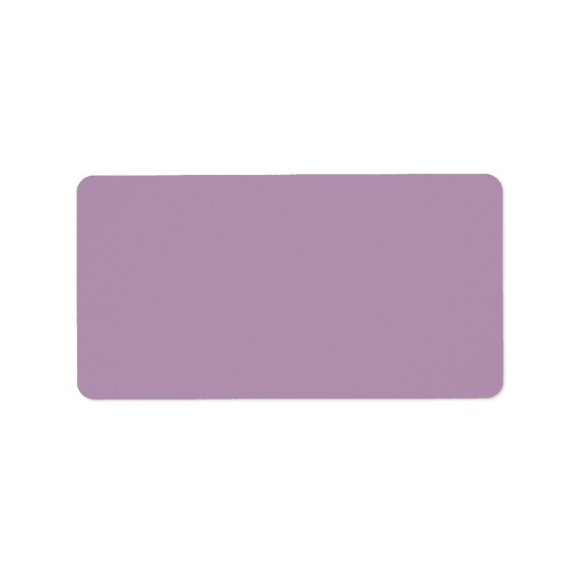 Lavender Herb Purple Trend Colour Background Label (Front)
