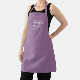 Lavender Housewarming Gift Kitchen Personalised Apron