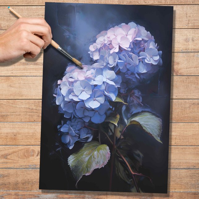 Lavender Hydrangea 1 Decoupage Paper (Creator Uploaded)