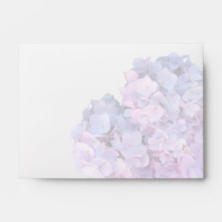 Lavender Hydrangea Note Sized Envelope