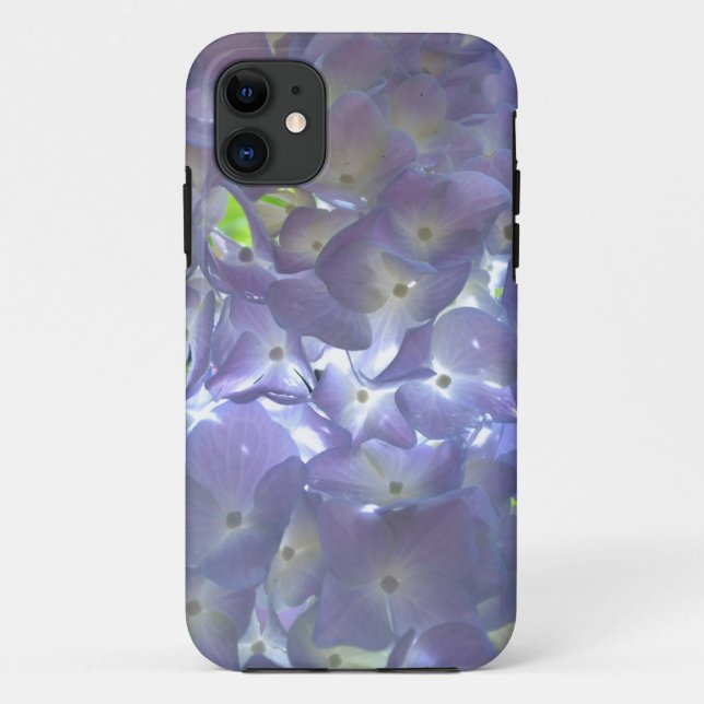 Lavender Hydrangeas purple flowers  Case-Mate iPhone Case (Back)