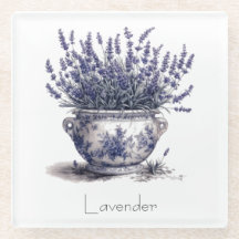 Lavender in Delft Blue customisable 
