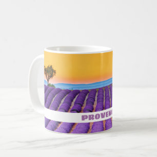 Lavender in Provence travel mug