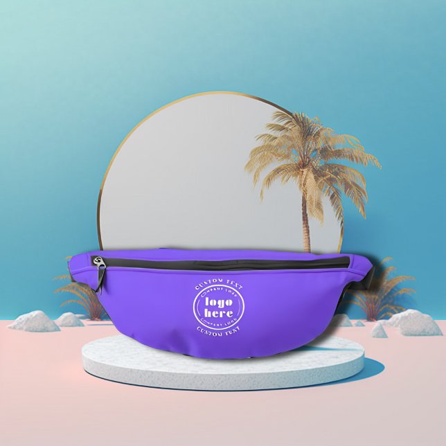 Lavender Indigo Company Logo Business Promotion Bum Bags (Creator Uploaded)