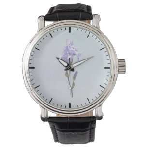 Lavender Iris and Buds Watch