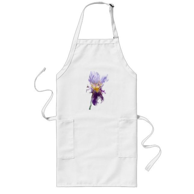Lavender Iris Apron (Front)