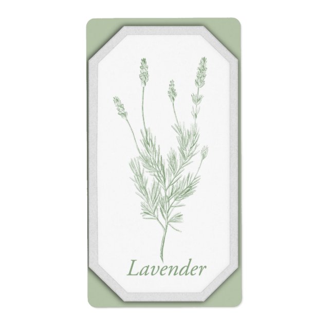 Lavender Jar Label (Front)