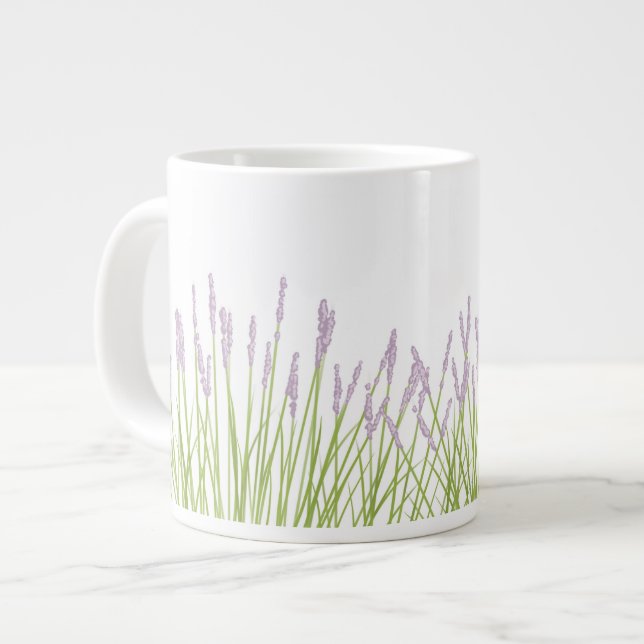 Lavender Jumbo Mug (Front Left)