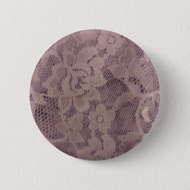 Lavender Lace 6 Cm Round Badge (Front)