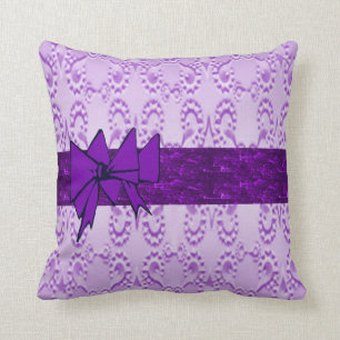 Lavender Lace Cushion