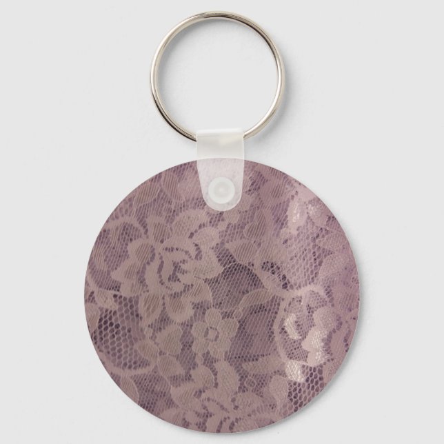 Lavender Lace Key Ring (Front)