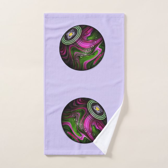 Lavender Lawn Bowls, Hand Towel (Hand Towel)