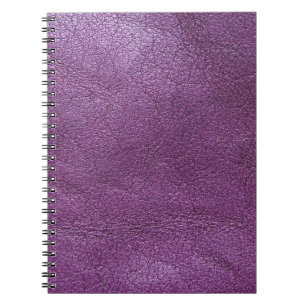Lavender leather notebook