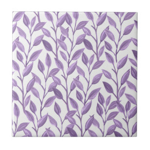Lavender Leaves Tile