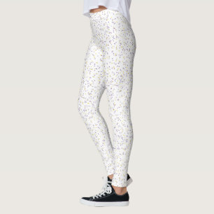 Lavender Lemonade Speckled Dots Leggings