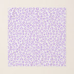 Lavender Leopard Heart Pattern Scarf<br><div class="desc">You can customise the light purple colour of the leopard heart pattern vector art graphic.
Create your own heart pattern by changing the white background colour. 
A modern Valentine's Day design for your Valentine.</div>