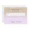 Lavender light gold glitter ombre gift certificate