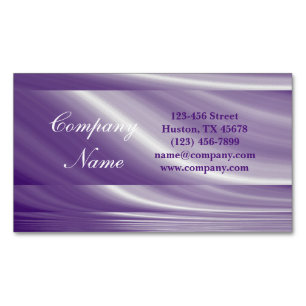 lavender lilac purple hair salon beauty SPA Magnetic Business Card