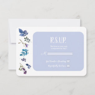 Lavender Lilac Purple Iris Spring Floral RSVP