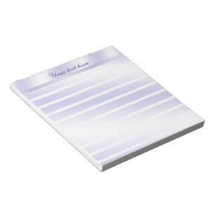 Lavender Lined Personalised Notepad