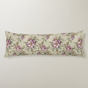Lavender Long Stem Roses Body Cushion