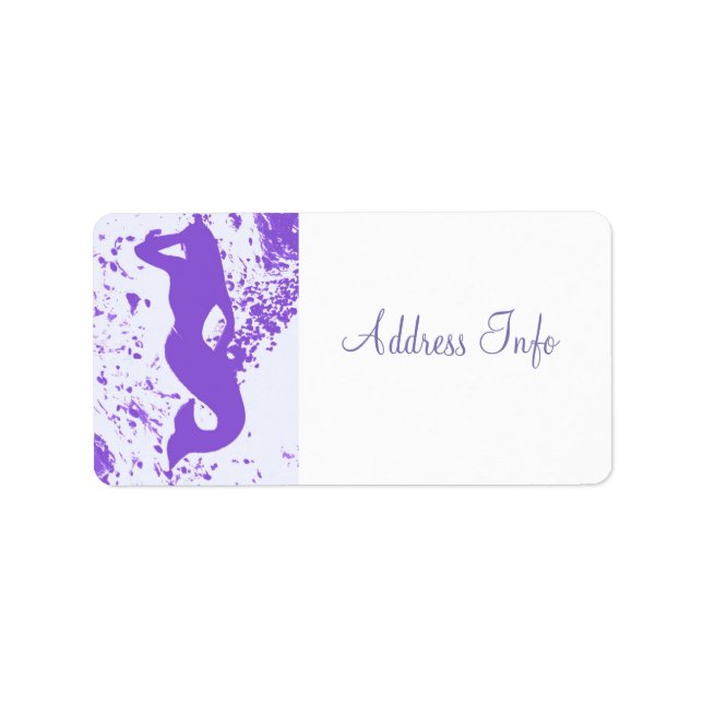 lavender lookout mermaid label (Front)