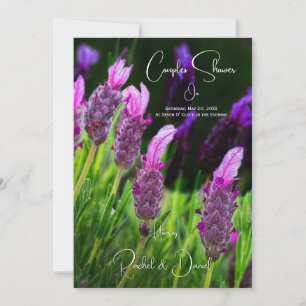 Lavender, Love & Devotion, Wedding Couples Shower Invitation