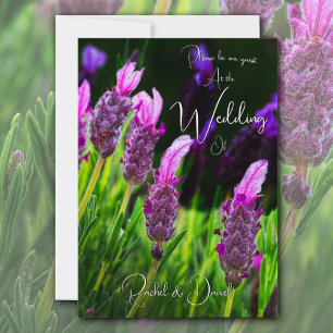 Lavender, Love & Devotion, Wedding Invitation
