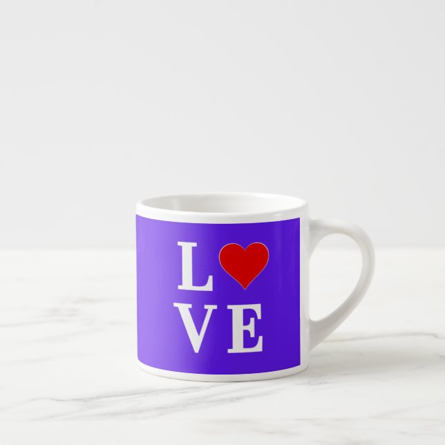 Lavender LOVE Elegant Espresso Cup (Right)