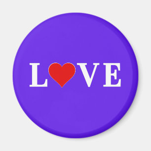 Lavender LOVE Elegant Stylish Magnet
