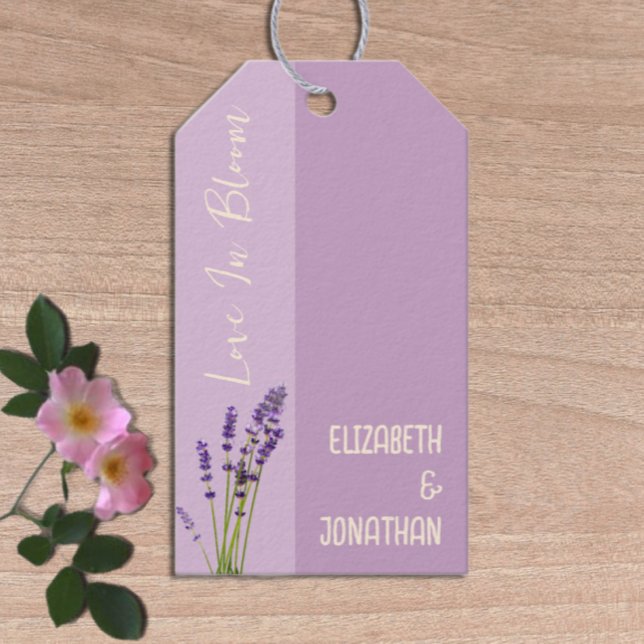 Lavender Love Wedding Gift Tags (Creator Uploaded)