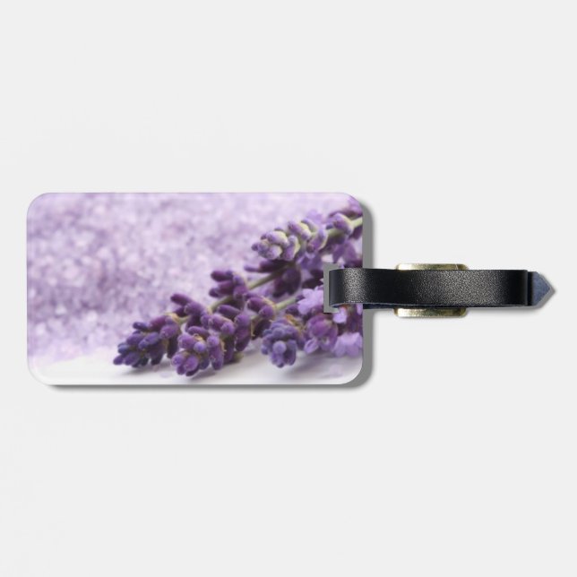 Lavender Luggage Tag (Back Horizontal)