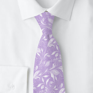 Lavender Luscious Botanical Tie