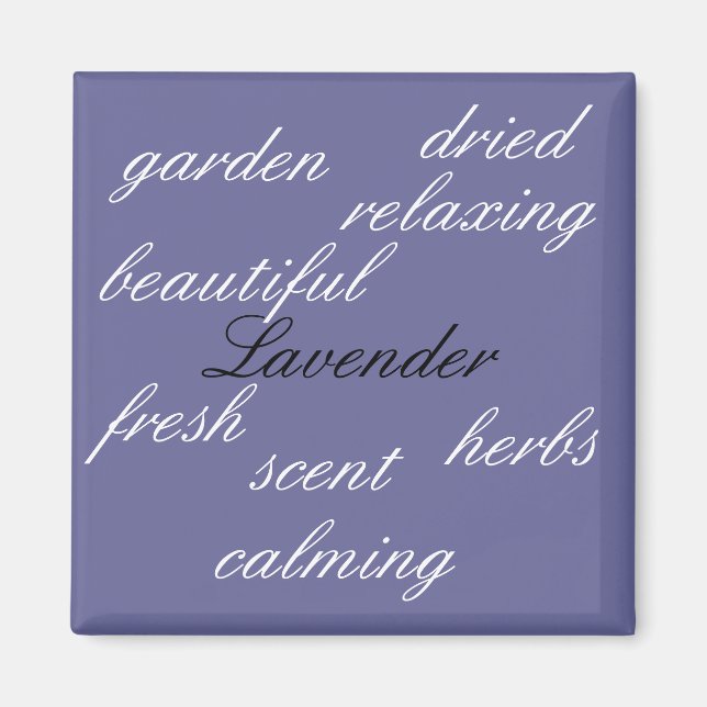 Lavender - magnet (Front)
