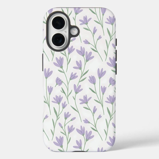 Lavender Meadow Whisper | Soft Pastel Wildflower Case-Mate iPhone Case (Back)