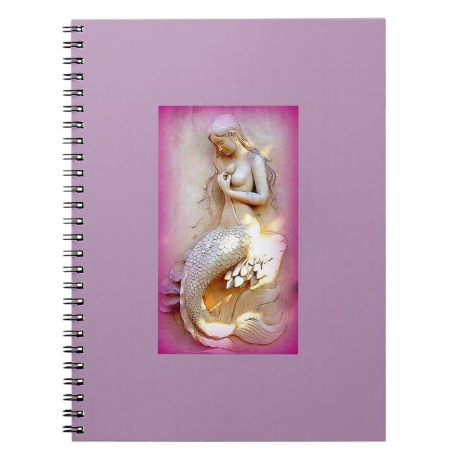 lavender mermaid notebook (Front)