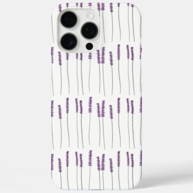 Lavender – Minimal Botanical Phone Case (Back)