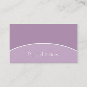 Lavender Minimalist Arch Design Business Card