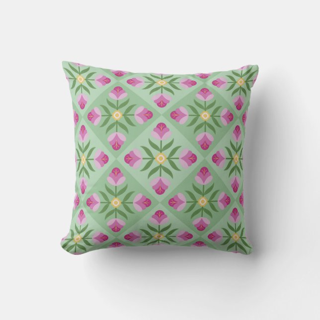 Lavender & Mint Cushion (Front)