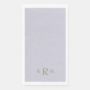 Lavender Monogram Napkin