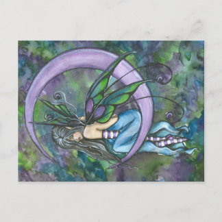 Lavender Moon Postcard by Ashley Thieszen