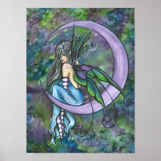 Lavender Moon Poster Print by Ashley Thieszen (Front)