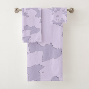 Lavender Moon Raker Bath Towel Set