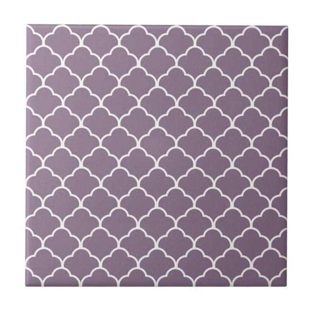 Lavender Moroccan Design at  Emporiomoffa Tile (Front)