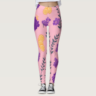 Lavender Mosaic Colourful Personalised Pattern Leggings